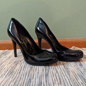 Jessica Simpson Black Patent Pump